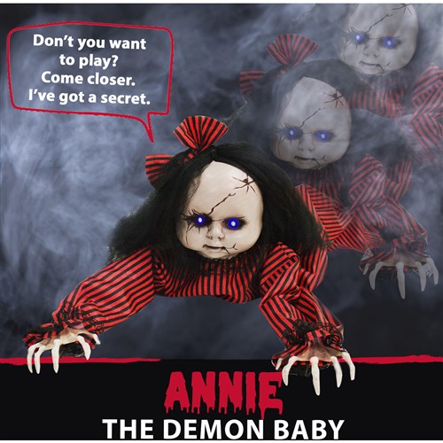 Groundbreaker Creepy Crawling Zombie Baby Animatronic