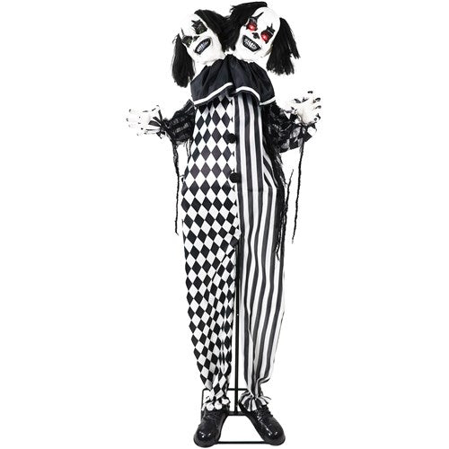 Two Headed Freak Show Carnival / Circus Clown