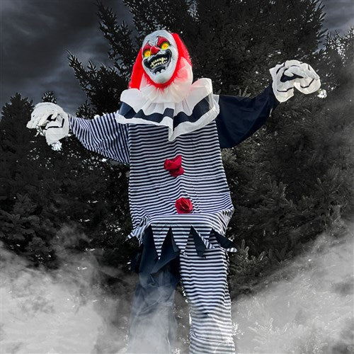 15 foot tall Animatronic Clown with Lights and Sound, Outdoor Halloween Decoration