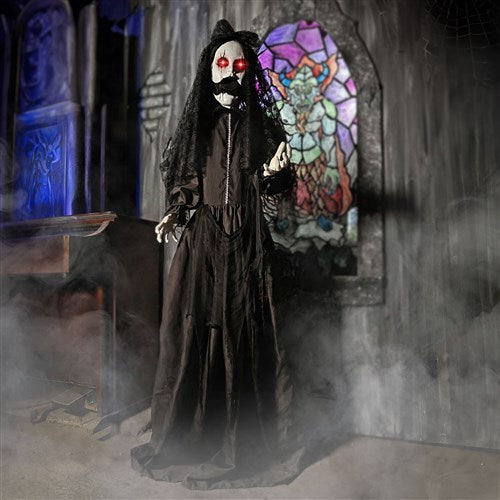 67" animatronic demon bride prop