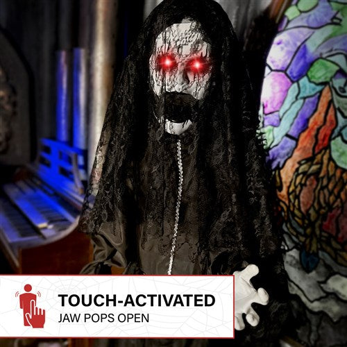 67" animatronic demon bride prop