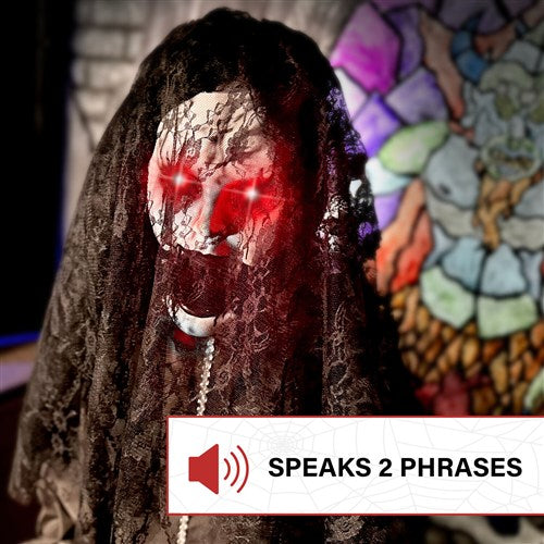 67" animatronic demon bride prop