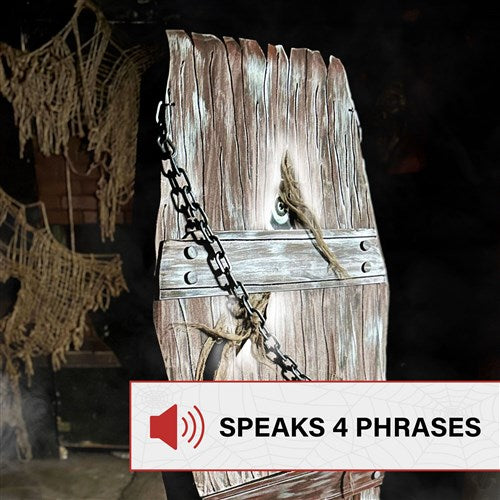 5FT Animatronic Standing Coffin Prop