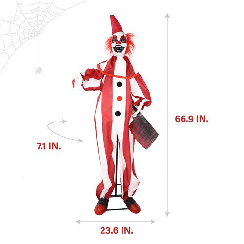 Carnival / Circus Clown with Meat Cleaver